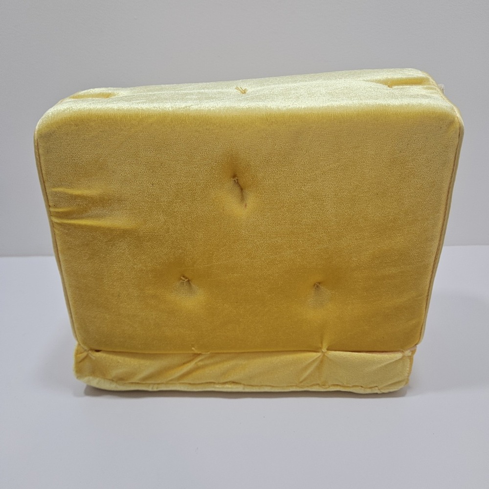 Yellow Build A Bear Bed Chair Futon Folds Out Plush - Picture 11 of 16